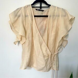 Zara Wrap Blouse
